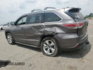 2015 Toyota Highlander Limited with VIN 5TDDCRFH8FS011344, listed as a Copart auction lot 60084105 with 224,095 mi miles and Salvage title. Bid and sale history available at DreamBid. Image 2.
