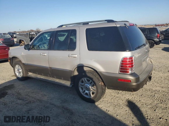 2004 Mercury Mountaineer Convenience z VIN 4M2ZU86W34ZJ11613, wystawiony jako Copart lot #42451015 z przebiegiem 215 393 mil mil oraz Szkody całkowita. Historia ofert i sprzedaży dostępna na DreamBid. Obrazek 2.