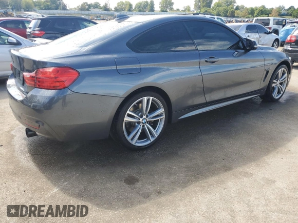 2016 BMW 4 Series 435i xDrive with VIN WBA3R5C59GK373864, listed as a Copart auction lot 71182154 with 133,585 mi miles and Salvage title. Bid and sale history available at DreamBid. Image 3.