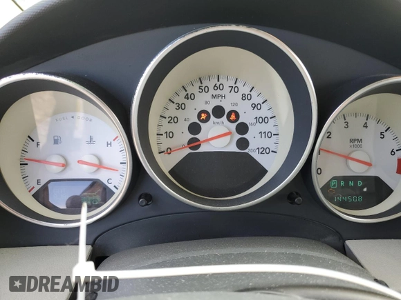 2007 Dodge Caliber R/T z VIN 1B3HE78K77D432723, wystawiony jako Copart lot #59114545 z przebiegiem 144 508 mil mil oraz Czysty tytuł • Clean title. Historia ofert i sprzedaży dostępna na DreamBid. Obrazek 9.
