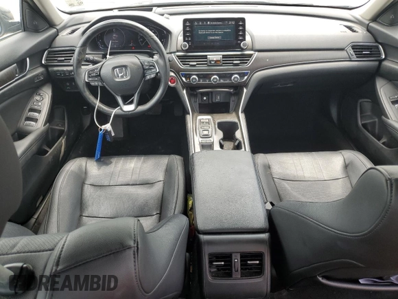 2019 Honda Accord Touring with VIN 1HGCV2F91KA003438, listed as a Copart auction lot 62588035 with 60,316 mi miles and Salvage title. Bid and sale history available at DreamBid. Image 8.