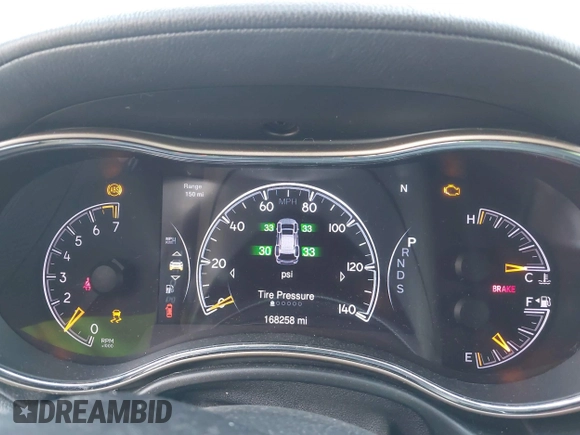 2015 Jeep Grand Cherokee Overland with VIN 1C4RJECGXFC957530, listed as a IAAI auction lot 41633522 with 168,258 mi miles and . Bid and sale history available at DreamBid. Image 7.