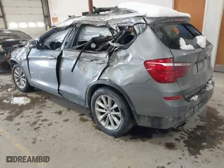2015 BMW X3 xDrive28i with VIN 5UXWX9C51F0D52919, listed as a IAAI auction lot 41505111 with 1 mi miles. Bid and sale history available at carsss.com. Image 3.