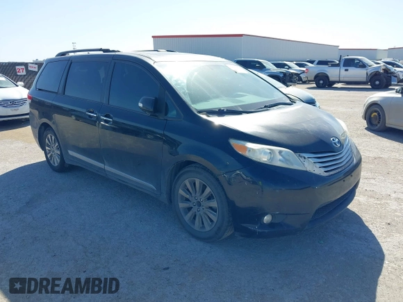 2013 Toyota Sienna XLE with VIN 5TDDK3DC8DS051928, listed as a IAAI auction lot 41857402 with 175,839 mi miles and . Bid and sale history available at DreamBid. Image 1.