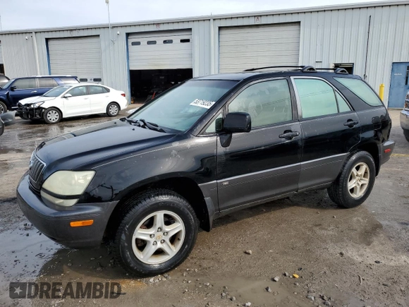 2002 Lexus RX 300 with VIN JTJGF10U320122115, listed as a Copart auction lot 53719235 with 252,955 mi miles and Salvage Title. Bid and sale history available at DreamBid. Image 1.