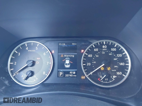 2024 Nissan Sentra S z VIN 3N1AB8BV9RY229224, wystawiony jako IAAI lot #41625753 z przebiegiem 20 740 mil mil oraz . Historia ofert i sprzedaży dostępna na DreamBid. Obrazek 7.