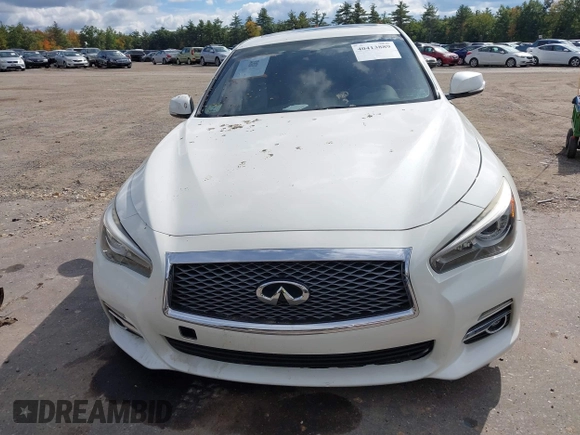2017 Infiniti Q50 3.0t Premium with VIN JN1EV7AR4HM831716, listed as a IAAI auction lot 40413889 with 56,402 mi miles. Bid and sale history available at carsss.com. Image 12.