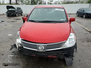 2007 Nissan Versa 1.8 S with VIN 3N1BC13E77L455165, listed as a Copart auction lot 51859665 with 120,369 mi miles and Salvage Title. Bid and sale history available at carsss.com. Image 5.