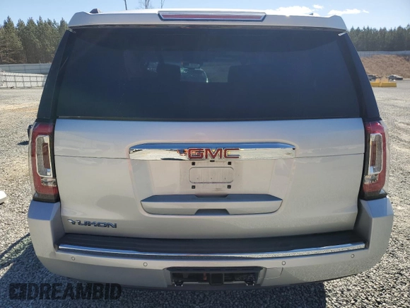 2019 GMC Yukon Denali with VIN 1GKS2CKJ5KR377632, listed as a Copart auction lot 47381685 with 79,163 mi miles and Salvage Title. Bid and sale history available at carsss.com. Image 6.