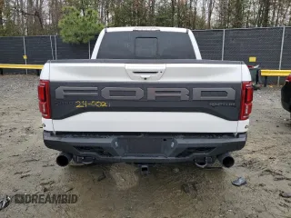 2020 Ford F-150 Raptor with VIN 1FTFW1RG5LFA69167, listed as a Copart auction lot 42113214 with 70,276 mi miles and Salvage Title. Bid and sale history available at carsss.com. Image 6.