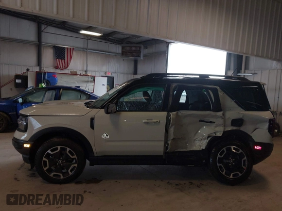 2024 Ford Bronco Sport Outer Banks with VIN 3FMCR9C69RRF55495, listed as a IAAI auction lot 42116001 with 2,834 mi miles and . Bid and sale history available at DreamBid. Image 14.