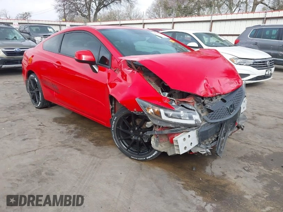 2012 Honda Civic Cpe LX with VIN 2HGFG3B52CH552875, listed as a IAAI auction lot 41752141 with 132,342 mi miles. Bid and sale history available at carsss.com. Image 1.