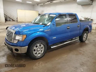 2012 Ford F-150 XL with VIN 1FTFW1ET9CFA94317, listed as a Copart auction lot 51511255 with 174,780 mi miles and Clean Title. Bid and sale history available at carsss.com. Image 1.