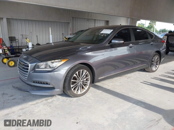 2017 Genesis G80 3.8L with VIN KMHGN4JE4HU171285, listed as a IAAI auction lot 42197648 with 125,192 mi miles and . Bid and sale history available at DreamBid. Image 16.