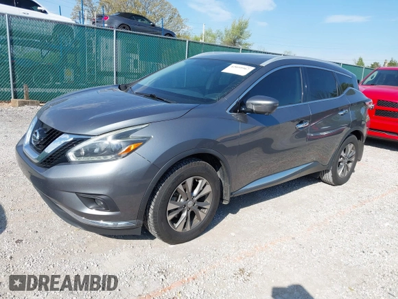 2018 Nissan Murano Platinum with VIN 5N1AZ2MG2JN123795, listed as a IAAI auction lot 42059967 with 77,064 mi miles. Bid and sale history available at carsss.com. Image 17.