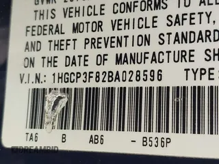 2011 Honda Accord EX-L с VIN 1HGCP3F82BA028596, выставлен на аукционе IAAI как лот 42371882 с пробегом 189 173 миль миль и . История ставок и продаж доступна на DreamBid. Изображение 9.