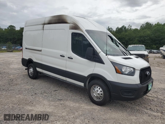 2022 Ford Transit Cargo with VIN 1FTBR2X83NKA67967, listed as a Copart auction lot 66076494 with Not Provided miles and Salvage Title. Bid and sale history available at DreamBid. Image 4.