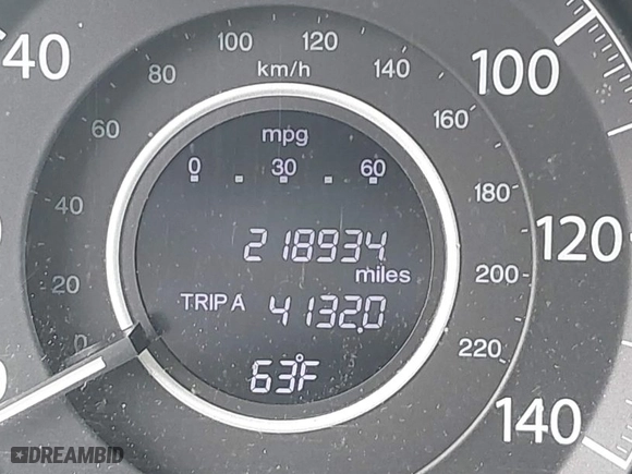 2012 Honda CR-V EX-L with VIN 5J6RM4H77CL000143, listed as a IAAI auction lot 41667946 with 218,934 mi miles. Bid and sale history available at carsss.com. Image 15.