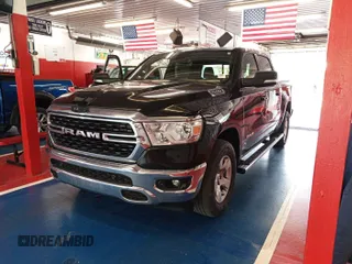 2022 Ram 1500 Big Horn with VIN 1C6RRFFG2NN179020, listed as a IAAI auction lot 42573638 with 61,517 mi miles and . Bid and sale history available at DreamBid. Image 12.