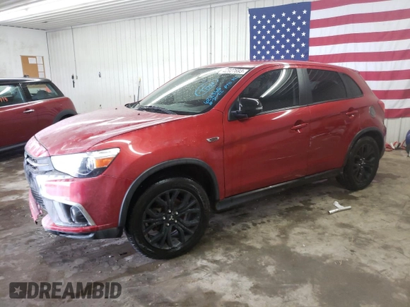 2019 Mitsubishi Outlander Sport ES 2.0 with VIN JA4AP3AU2KU014698, listed as a Copart auction lot 42927693 with 50,018 mi miles. Bid and sale history available at carsss.com. Image 1.