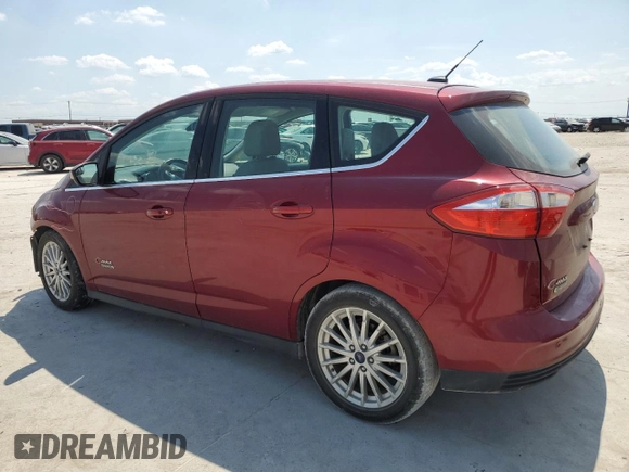 2013 Ford C-Max Energi SEL with VIN 1FADP5CU9DL529563, listed as a Copart auction lot 62537274 with 81,627 mi miles and Salvage Title. Bid and sale history available at carsss.com. Image 2.
