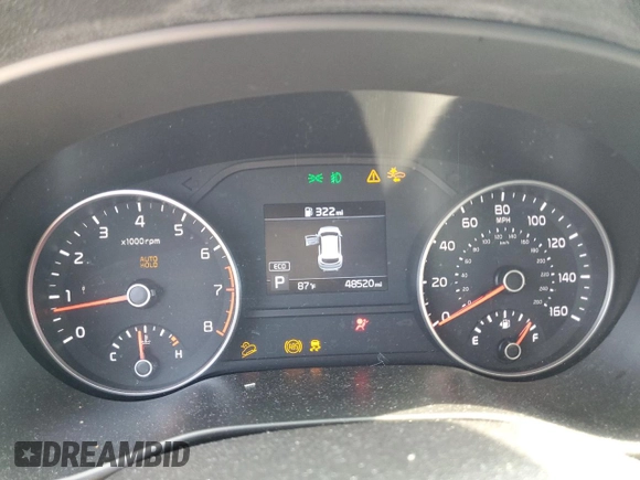 2021 Kia Sportage EX with VIN KNDPN3AC0M7854669, listed as a Copart auction lot 57829275 with 48,520 mi miles and Salvage title. Bid and sale history available at DreamBid. Image 9.