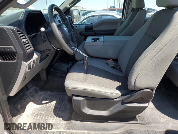 2018 Ford F-150 XL with VIN 1FTEX1EB4JKF21861, listed as a Copart auction lot 55510405 with 45,035 mi miles and Salvage title. Bid and sale history available at DreamBid. Image 7.