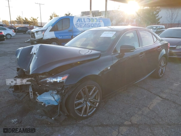 2015 Lexus IS 350 with VIN JTHBE1D25F5020217, listed as a IAAI auction lot 41337511 with 124,849 mi miles. Bid and sale history available at carsss.com. Image 18.