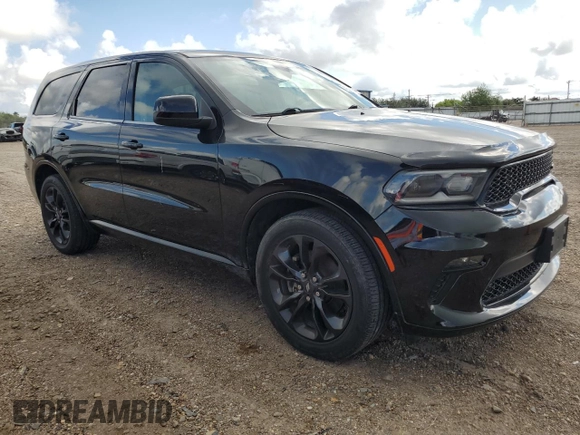 2021 Dodge Durango SXT Plus with VIN 1C4RDHAG2MC608984, listed as a Copart auction lot 72278754 with 39,119 mi miles and Salvage Title. Bid and sale history available at DreamBid. Image 4.
