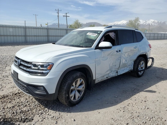 2018 Volkswagen Atlas 3.6L V6 SE with VIN 1V2KR2CA0JC533267, listed as a Copart auction lot 53136865 with 0 mi miles and Clean Title. Bid and sale history available at carsss.com. Image 1.