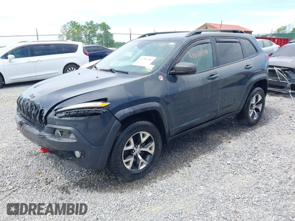 2017 Jeep Cherokee Trailhawk z VIN 1C4PJMBS1HW569093, wystawiony jako IAAI lot #42286940 z przebiegiem 121 876 mil mil oraz . Historia ofert i sprzedaży dostępna na DreamBid. Obrazek 17.