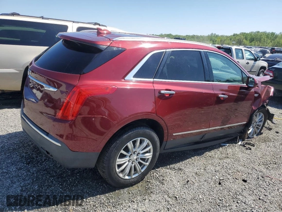 2018 Cadillac XT5 FWD with VIN 1GYKNARS1JZ205595, listed as a Copart auction lot 52428565 with 106,927 mi miles and Salvage title. Bid and sale history available at DreamBid. Image 3.