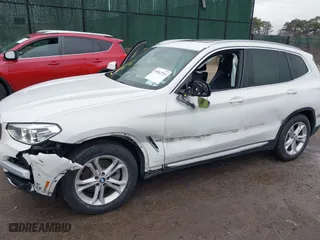 2020 BMW X3 xDrive30i with VIN 5UXTY5C02LLT32649, listed as a IAAI auction lot 41812713 with 50,010 mi miles. Bid and sale history available at carsss.com. Image 6.