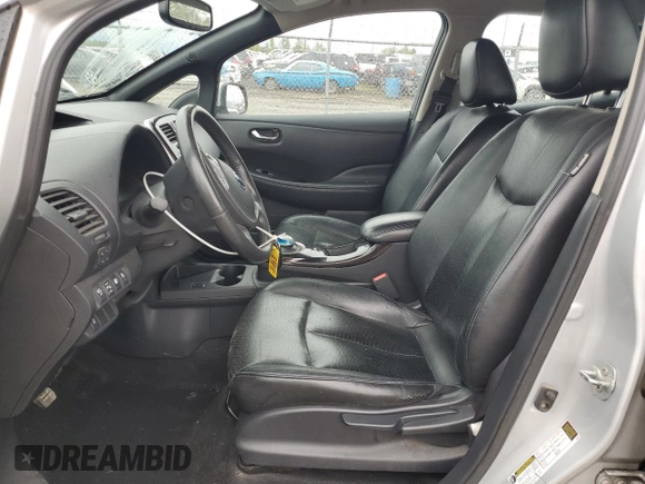 2013 Nissan LEAF SL with VIN 1N4AZ0CP9DC413421, listed as a Copart auction lot 54562415 with 84,490 mi miles and Salvage title. Bid and sale history available at DreamBid. Image 7.