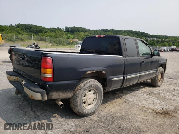 1999 GMC Sierra 1500 SLE z VIN 1GTEK19T1XE525598, wystawiony jako Copart lot #59525385 z przebiegiem 201 067 mil mil oraz Czysty tytuł • Clean title. Historia ofert i sprzedaży dostępna na DreamBid. Obrazek 3.