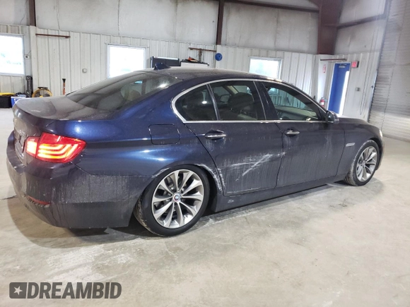 2016 BMW 5 Series 528i xDrive with VIN WBA5A7C53GG146538, listed as a Copart auction lot 47270965 with 132,930 mi miles and Salvage Title. Bid and sale history available at carsss.com. Image 3.