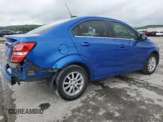 2020 Chevrolet Sonic LT with VIN 1G1JD5SB5L4143407, listed as a Copart auction lot 59686985 with 74,062 mi miles and Salvage title. Bid and sale history available at DreamBid. Image 3.