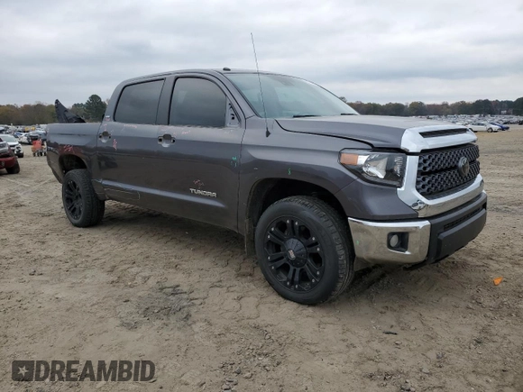 2018 Toyota Tundra 2WD SR5 with VIN 5TFEM5F19JX125045, listed as a Copart auction lot 80315054 with 130,951 mi miles and Salvage Title. Bid and sale history available at carsss.com. Image 4.