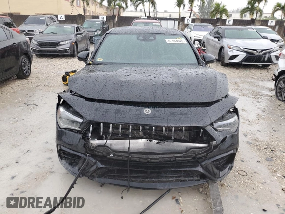 2023 Mercedes-Benz CLA 45 AMG with VIN W1K5J5DB9PN414523, listed as a Copart auction lot 52193645 with 27,492 mi miles and Salvage Title. Bid and sale history available at DreamBid. Image 5.