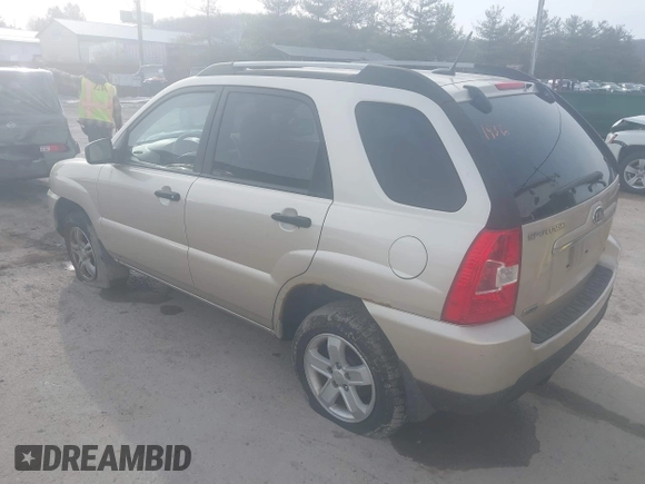2009 Kia Sportage LX with VIN KNDJE723997561436, listed as a IAAI auction lot 41440459 with 183,476 mi miles. Bid and sale history available at carsss.com. Image 3.