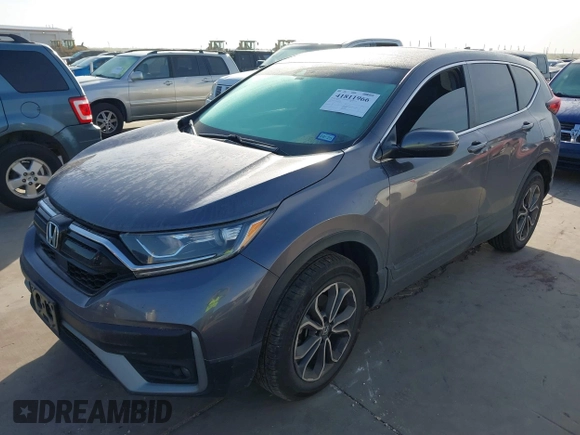 2021 Honda CR-V EX-L with VIN 2HKRW2H80MH671186, listed as a IAAI auction lot 41811966 with 33,781 mi miles and . Bid and sale history available at DreamBid. Image 18.
