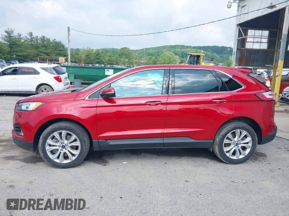 2022 Ford Edge Titanium with VIN 2FMPK4K94NBA43561, listed as a IAAI auction lot 42445617 with 44,029 mi miles and . Bid and sale history available at DreamBid. Image 14.