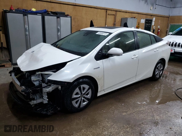 2018 Toyota Prius Two with VIN JTDKARFU4J3055426, listed as a Copart auction lot 48666015 with 76,921 mi miles and Clean Title. Bid and sale history available at carsss.com. Image 1.