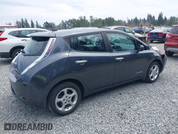 2013 Nissan LEAF SL with VIN 1N4AZ0CP9DC408137, listed as a IAAI auction lot 42517495 with 53,237 mi miles and . Bid and sale history available at DreamBid. Image 4.