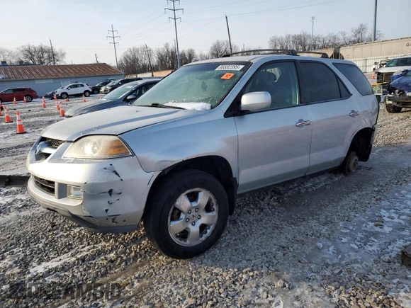 2005 Acura MDX with VIN 2HNYD18245H521285, listed as a Copart auction lot 88882395 with 0 mi miles and Salvage Title. Bid and sale history available at carsss.com. Image 1.