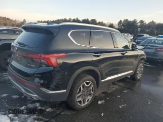 2022 Hyundai Santa Fe Limited with VIN 5NMS4DAL3NH386384, listed as a Copart auction lot 43608965 with 0 mi miles and Salvage Title. Bid and sale history available at carsss.com. Image 3.