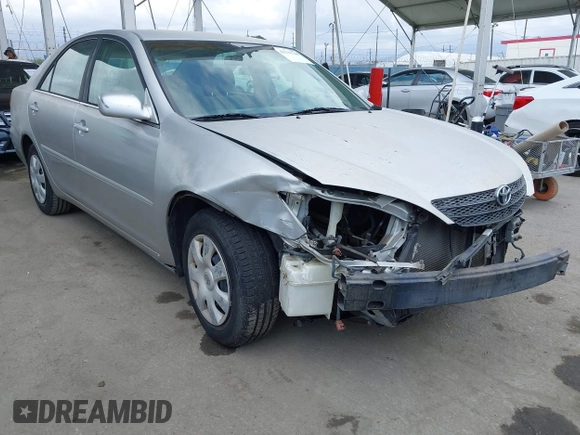 2004 Toyota Camry LE with VIN 4T1BE32K34U857725, listed as a IAAI auction lot 42131740 with 107,975 mi miles and . Bid and sale history available at DreamBid. Image 1.