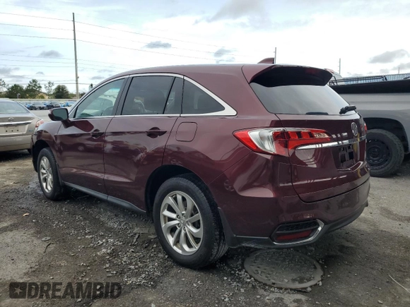 2018 Acura RDX Technology with VIN 5J8TB3H5XJL002817, listed as a Copart auction lot 59493895 with 107,378 mi miles and Salvage title. Bid and sale history available at DreamBid. Image 2.