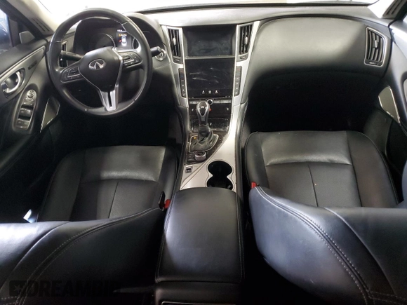 2022 Infiniti Q50 LUXE with VIN JN1EV7BR7NM341183, listed as a Copart auction lot 51604585 with 33,160 mi miles and Clean Title. Bid and sale history available at carsss.com. Image 8.