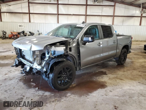 2024 Chevrolet Silverado 1500 RST with VIN 1GCUDEED9RZ249890, listed as a Copart auction lot 76793224 with 8,406 mi miles and Salvage Title. Bid and sale history available at carsss.com. Image 1.